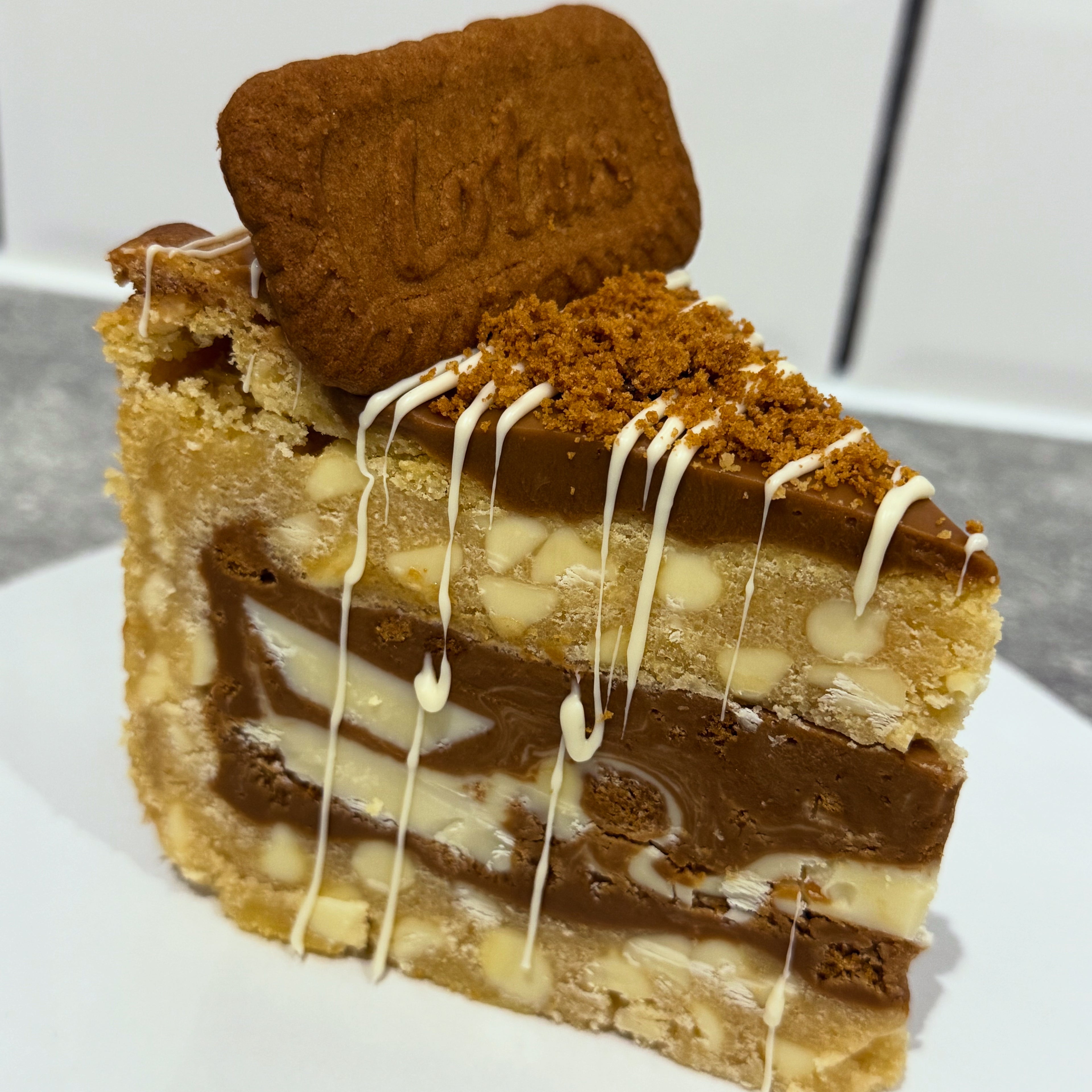 Biscoff Cookie Pie Slice